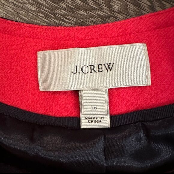 J. Crew Lady Jacket in Berry Double-Serge Wool - Picture 5 of 10